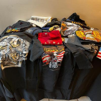All the XL and XXL Harley T-Shirt Collection. 