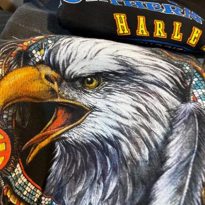 All the XL and XXL Harley T-Shirt Collection. 