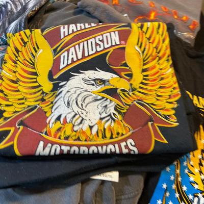 All the XL and XXL Harley T-Shirt Collection. 