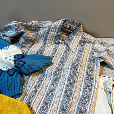 Darling Vintage Kids Western Levi's and Snap Shirt