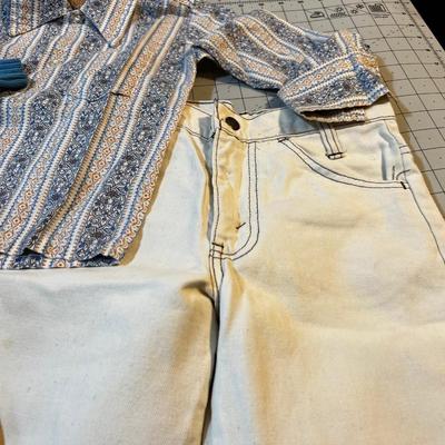 Darling Vintage Kids Western Levi's and Snap Shirt