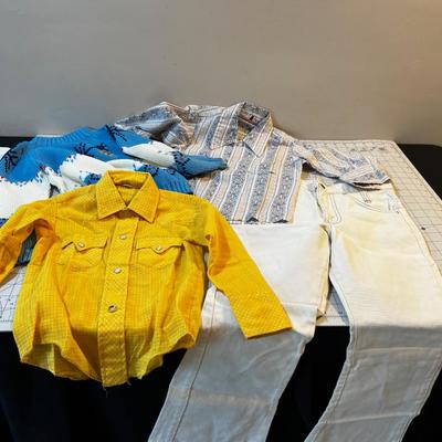 Darling Vintage Kids Western Levi's and Snap Shirt