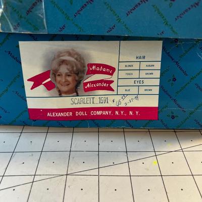 Madame Alexander  Scarlet Large No. 1591