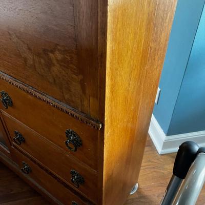 OAK - Secretary Antique 