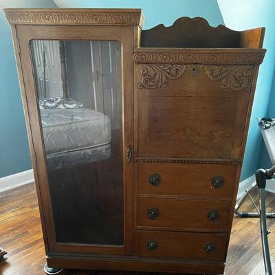 OAK - Secretary Antique 