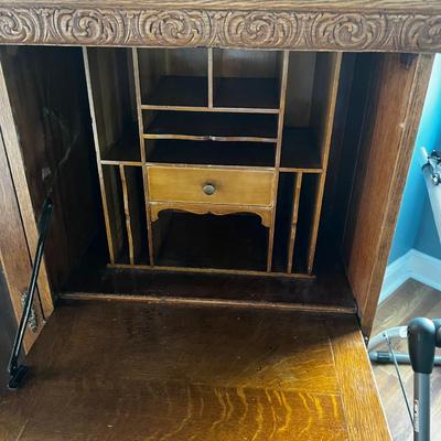 OAK - Secretary Antique 