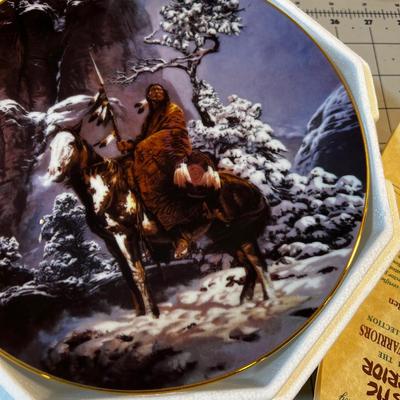 Native American Warrior Plates (3) 