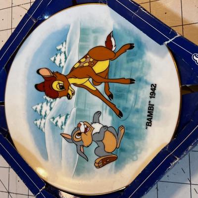 Cutest Plate Every Disney Bambi and Pinocchio 