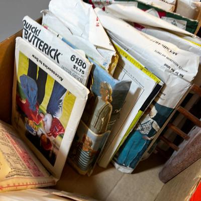 CRAFTING: Sewing, Yarns, Books,  Patterns 