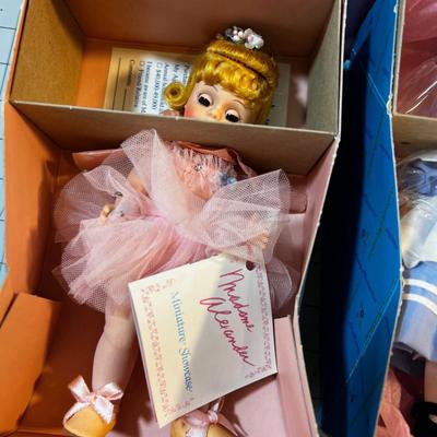 Madam Alexander Dolls (6) 6 " Tall: Alice, Ashley, Rhett etc.   NEW in the box. 