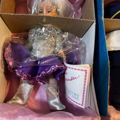 Madam Alexander Dolls (6) 6 " Tall: Alice, Ashley, Rhett etc.   NEW in the box. 