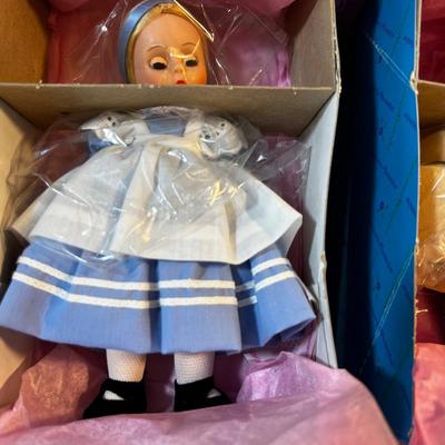 Madam Alexander Dolls (6) 6 " Tall: Alice, Ashley, Rhett etc.   NEW in the box. 