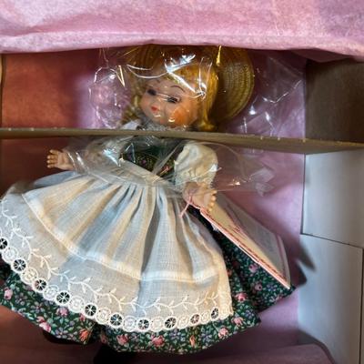 Madam Alexander Dolls (4) 8 " Tall: Heidi, Betty Blu, Curly Locks, Scarlet NEW in the box. 