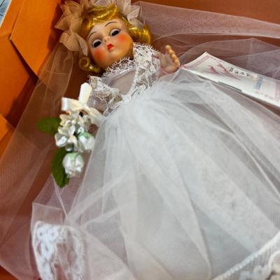 Madam Alexander Dolls (4) 7 " Tall: Bride, Gisele, Mother Goose and Dolly,  NEW in the box. 