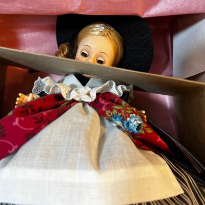 Madam Alexander Dolls (4) 7 " Tall: Bride, Gisele, Mother Goose and Dolly,  NEW in the box. 