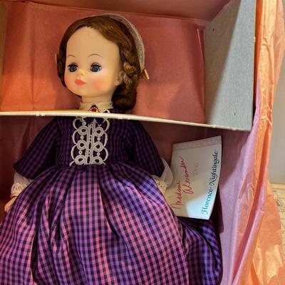 Madam Alexander Dolls (2) 14" Tall Dorthey with Toto & Florence Nightingale  NEW in the box. 
