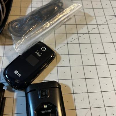 Cameras and several older cell Phones 