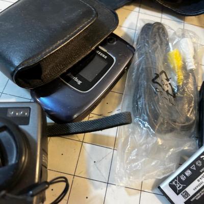 Cameras and several older cell Phones 