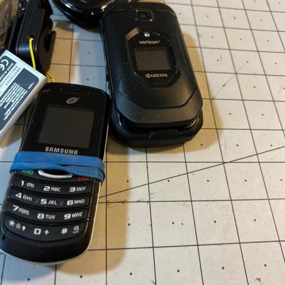 Cameras and several older cell Phones 