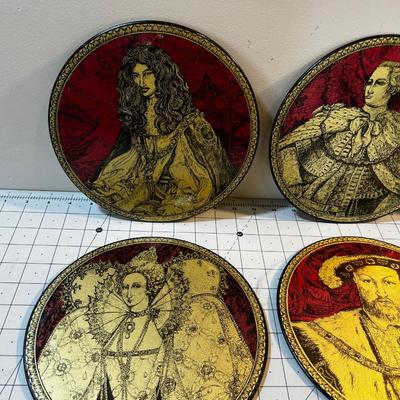 Cool Medieval Kings and Queen Wall Plaques (6) 
