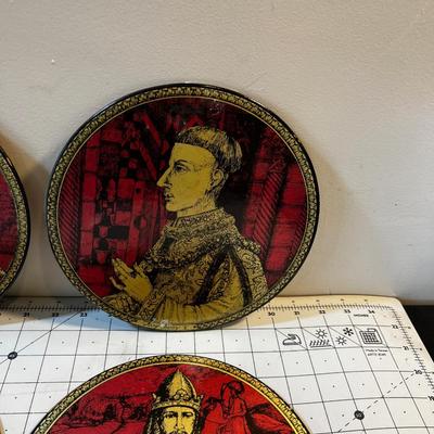 Cool Medieval Kings and Queen Wall Plaques (6) 
