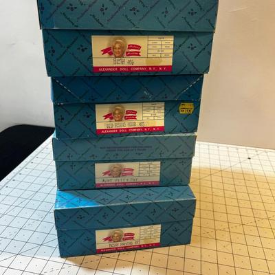 Madam  Alexander  Doll: Bessy Brooks, Aunt Pity Pat, Red Riding Hood, Beth, 