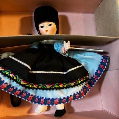 (4) Madam  Alexander Country Dolls 7": Sardinia, Yugoslavia, Romania, Demark, 