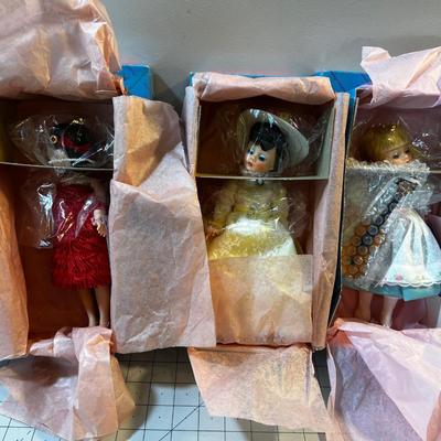 Madam Alexander Dolls (3) 10" Tall Flapper, Daisy & Marta  NEW in the box. 