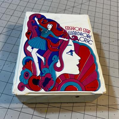 Circa 1970's 6" Barbies with Case and clothing