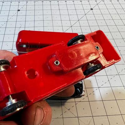 Die Cast Model Cars: a Car and 2 Buses