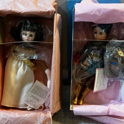 (2) - 10"  Madame Alexander Dolls: Cleopatra and the BEAST 