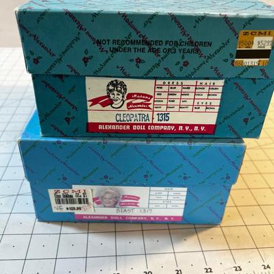 (2) - 10"  Madame Alexander Dolls: Cleopatra and the BEAST 