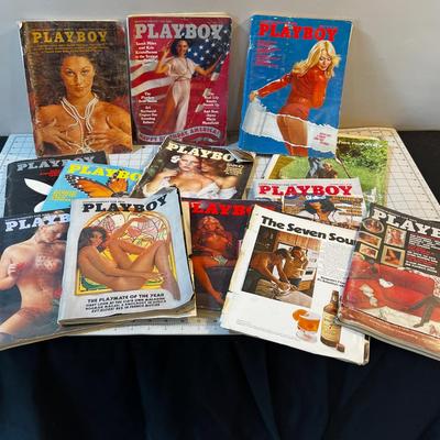 Playboy Magazines from the 70's 