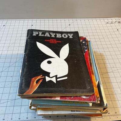 Playboy Magazines from the 70's 