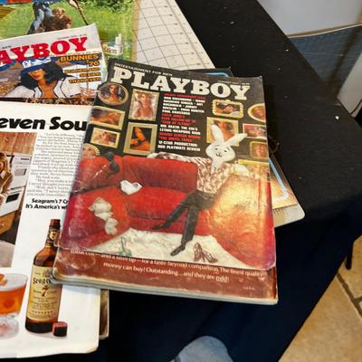 Playboy Magazines from the 70's 