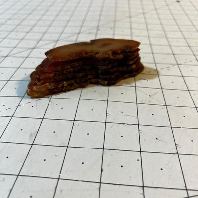 Polished Rock Slices Rust Color Slices 