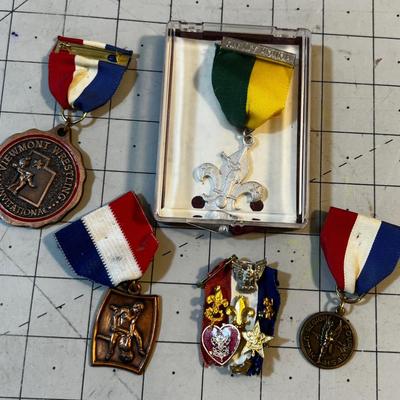 Vintage Scouting pins & Sports Medals