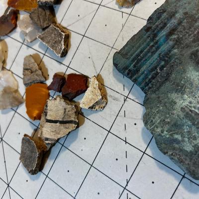 Rocks, Pottery Chards, Arrow Heads