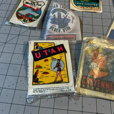 VINTAGE STICKERS Travel 