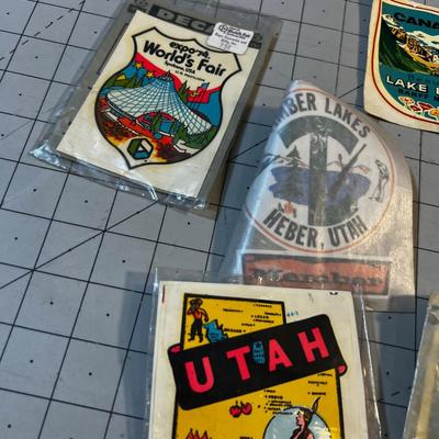 VINTAGE STICKERS Travel 
