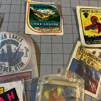 VINTAGE STICKERS Travel 