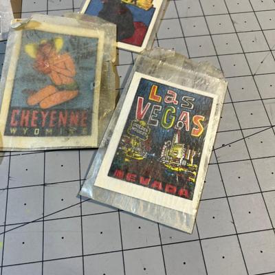 VINTAGE STICKERS Travel 