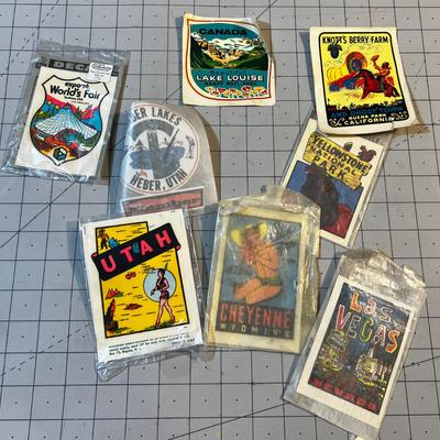 VINTAGE STICKERS Travel 