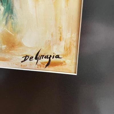 Print  Boy with Sun Flower Native American by DeGrazia 