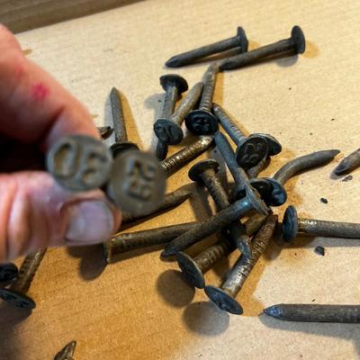 AWESOME!!!! Railroad Tie Date Nails 