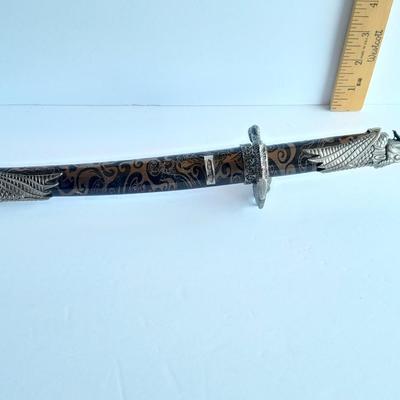 Dragon design sword / Knife with Sheath