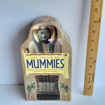 Lift the lid on Mummies Treasure filled kit with Two books on Mummies