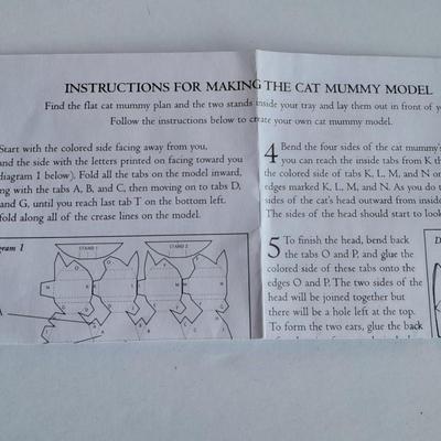 Lift the lid on Mummies Treasure filled kit with Two books on Mummies