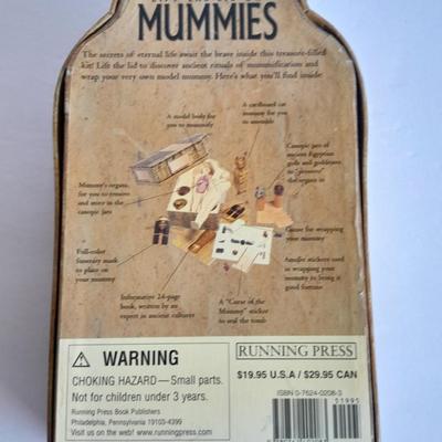 Lift the lid on Mummies Treasure filled kit with Two books on Mummies