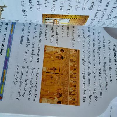 Lift the lid on Mummies Treasure filled kit with Two books on Mummies